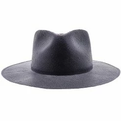 Geraldine - Betmar Paper Straw Fedora Hat -fashionablehats Sales Shop h b2001h navy 1a