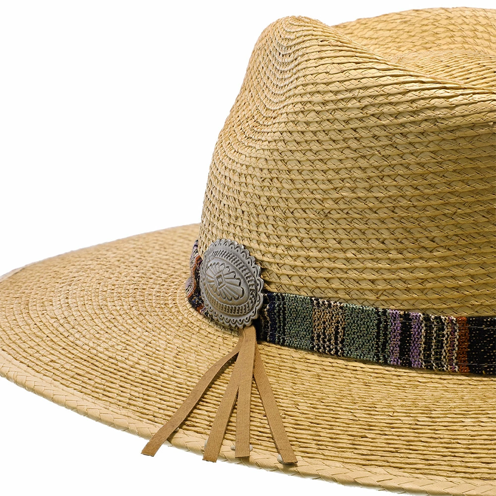 Saltillo - Charlie 1 Horse Straw Fedora Hat 9 Saltillo - Charlie 1 Horse Straw Fedora Hat - Image 7