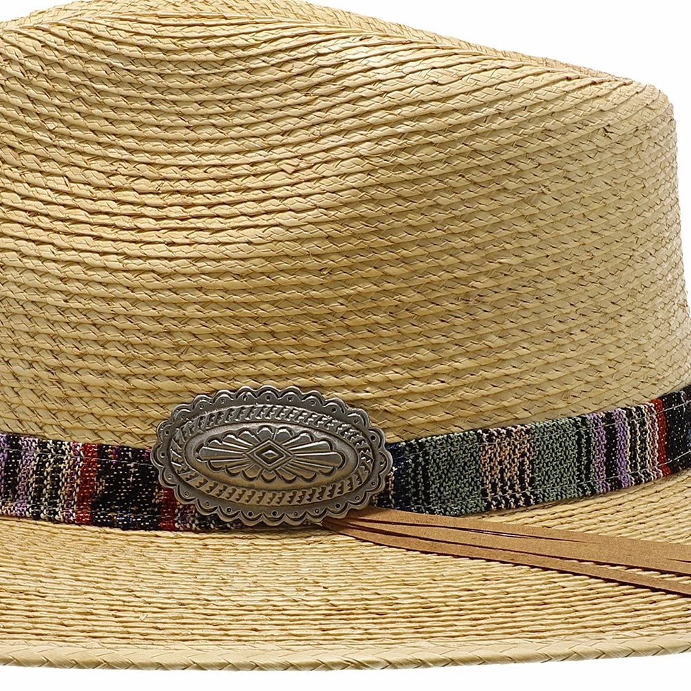 Saltillo - Charlie 1 Horse Straw Fedora Hat 10 Saltillo - Charlie 1 Horse Straw Fedora Hat - Image 8