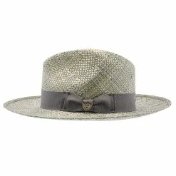 Summertime Stroll - Dobbs Straw Fedora Hat (Limited Edition) -fashionablehats Sales Shop h dssmts steel 2a