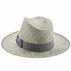 Summertime Stroll - Dobbs Straw Fedora Hat (Limited Edition) -fashionablehats Sales Shop h dssmts steel 5a