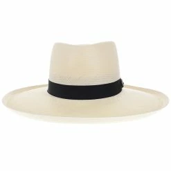 San Juan - Dobbs Shantung Straw Fedora Hat -fashionablehats Sales Shop h dssnjn nat 2a