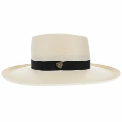 San Juan - Dobbs Shantung Straw Fedora Hat -fashionablehats Sales Shop h dssnjn nat 3a
