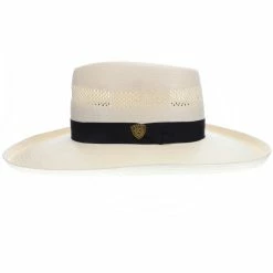 San Juan - Dobbs Vented Shantung Straw Fedora Hat -fashionablehats Sales Shop h dsvsjn nat 3a c9789be1 05c6 4853 8fd6 fe0d38022791