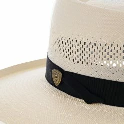 San Juan - Dobbs Vented Shantung Straw Fedora Hat -fashionablehats Sales Shop h dsvsjn nat 4a f911be13 8e89 4ffe 93e2 c500ce27b909