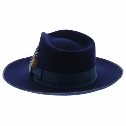 Cool Kid - Dobbs Wool Felt Fedora Hat -fashionablehats Sales Shop h dwcokdb navy 3