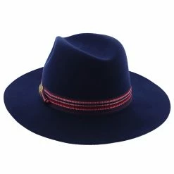 Rocco - Dobbs Wool Felt Fedora Hat -fashionablehats Sales Shop h dwroco navy 3