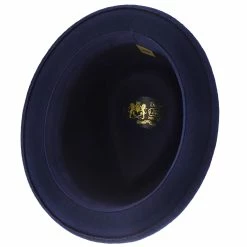 Shorty - Dobbs Wool Felt Fedora Hat -fashionablehats Sales Shop h dwshty navy 6