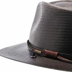 Belgrade - Stetson Shantung Straw Western Hat 27 Belgrade - Stetson Shantung Straw Western Hat -fashionablehats Sales Shop h osblgd blk 4a