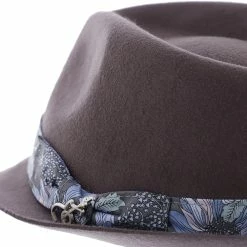 Accord - Santana Wool Felt Fedora Hat -fashionablehats Sales Shop h san371 grey 4