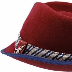 Notes - Santana Wool Felt Fedora Hat -fashionablehats Sales Shop h san372 burg 4a