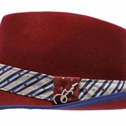 Notes - Santana Wool Felt Fedora Hat -fashionablehats Sales Shop h san372 burg 5a