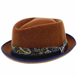 Cast - Santana Wool Felt Fedora Hat -fashionablehats Sales Shop h san395 rust 0a 1911accf 295d 4429 acd3 acc87c55ff77