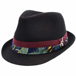 Selbo - Santana Wool Felt Fedora Hat -fashionablehats Sales Shop h san397 blk 0a f5294216 73f2 49d9 a071 db95c5c0e781