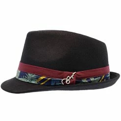 Selbo - Santana Wool Felt Fedora Hat -fashionablehats Sales Shop h san397 blk 3a