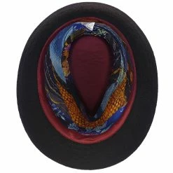 Selbo - Santana Wool Felt Fedora Hat -fashionablehats Sales Shop h san397 blk 7a