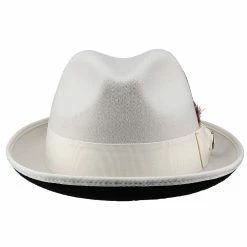 Stacy Adams GT Polyester Fedora Hat -fashionablehats Sales Shop h saw717 wht 1a 56e96734 c44a 4667 9873 2a4466895ef9