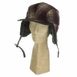Waddy - Stetson Wool Blend Winter Cap W/ Ear Flaps -fashionablehats Sales Shop h stw410 burg 1a