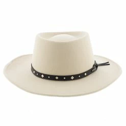 Black Hawk - Stetson Felt Gambler Hat - SWBKHK -fashionablehats Sales Shop h swbkhk silverbelly 1