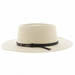 Black Hawk - Stetson Felt Gambler Hat - SWBKHK -fashionablehats Sales Shop h swbkhk silverbelly 2