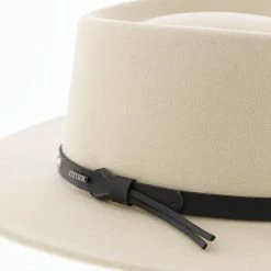 Black Hawk - Stetson Felt Gambler Hat - SWBKHK -fashionablehats Sales Shop h swbkhk silverbelly 4