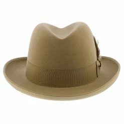 Homburg - Stetson Fur Felt Homburg Hat - TFHOMBB -fashionablehats Sales Shop h tfhombb 1