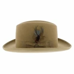 Homburg - Stetson Fur Felt Homburg Hat - TFHOMBB -fashionablehats Sales Shop h tfhombb 2