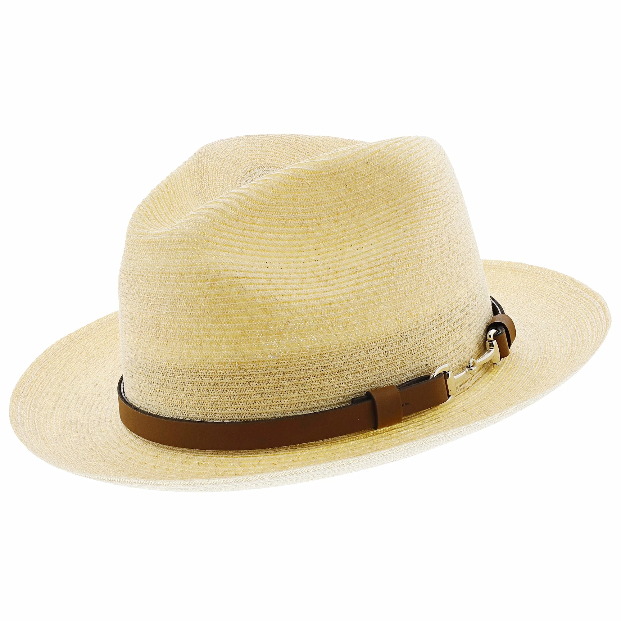 Alimeter - Stetson Hemp Straw Fedora Hat 4 Alimeter - Stetson Hemp Straw Fedora Hat - Image 2
