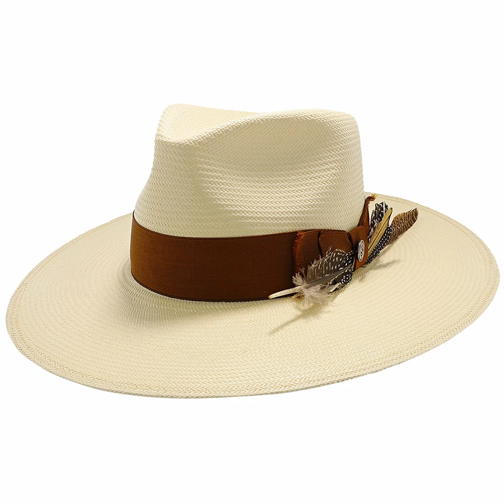 Atacama - Stetson Shantung Straw Fedora Hat 14 Atacama - Stetson Shantung Straw Fedora Hat - Image 12
