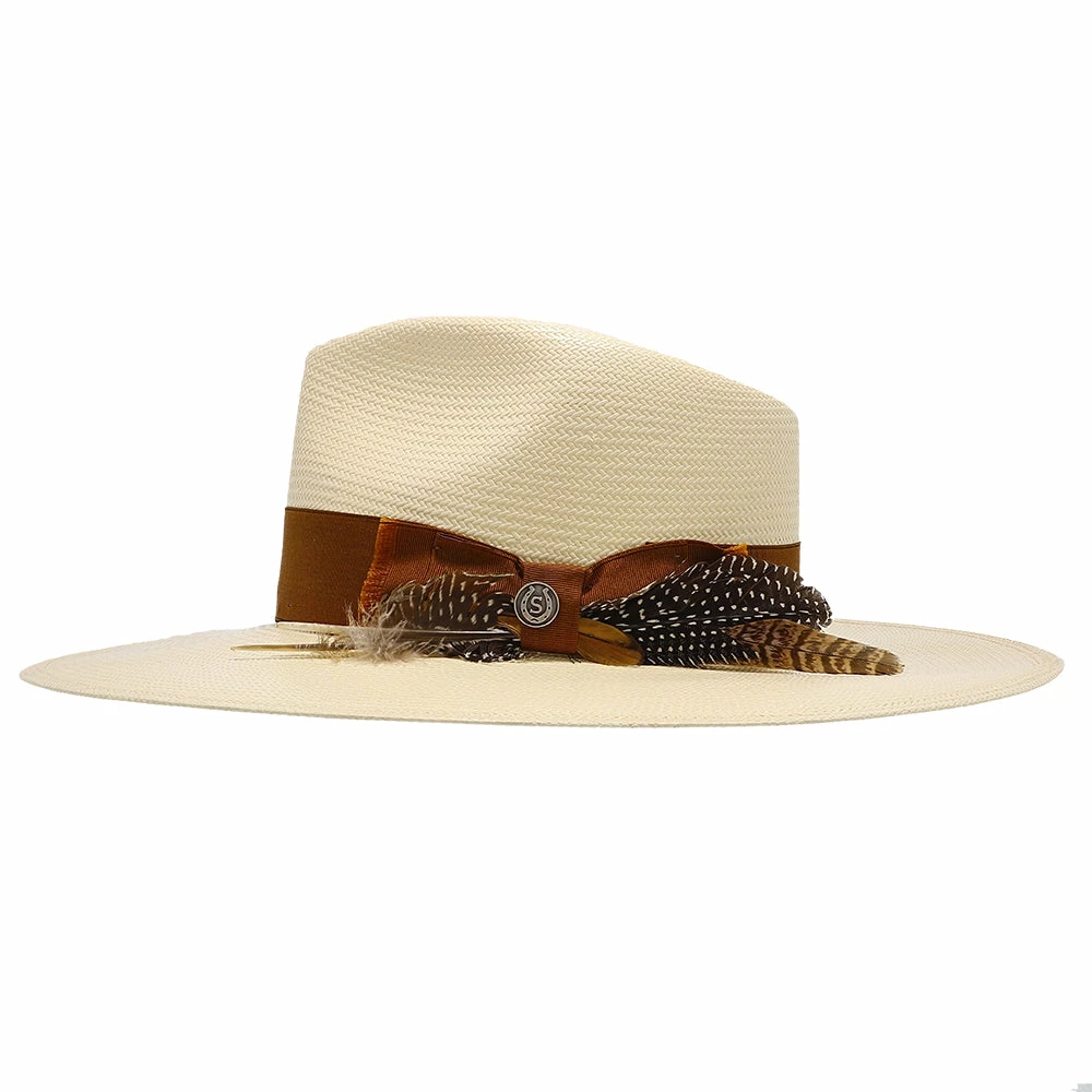 Atacama - Stetson Shantung Straw Fedora Hat 17 Atacama - Stetson Shantung Straw Fedora Hat - Image 15