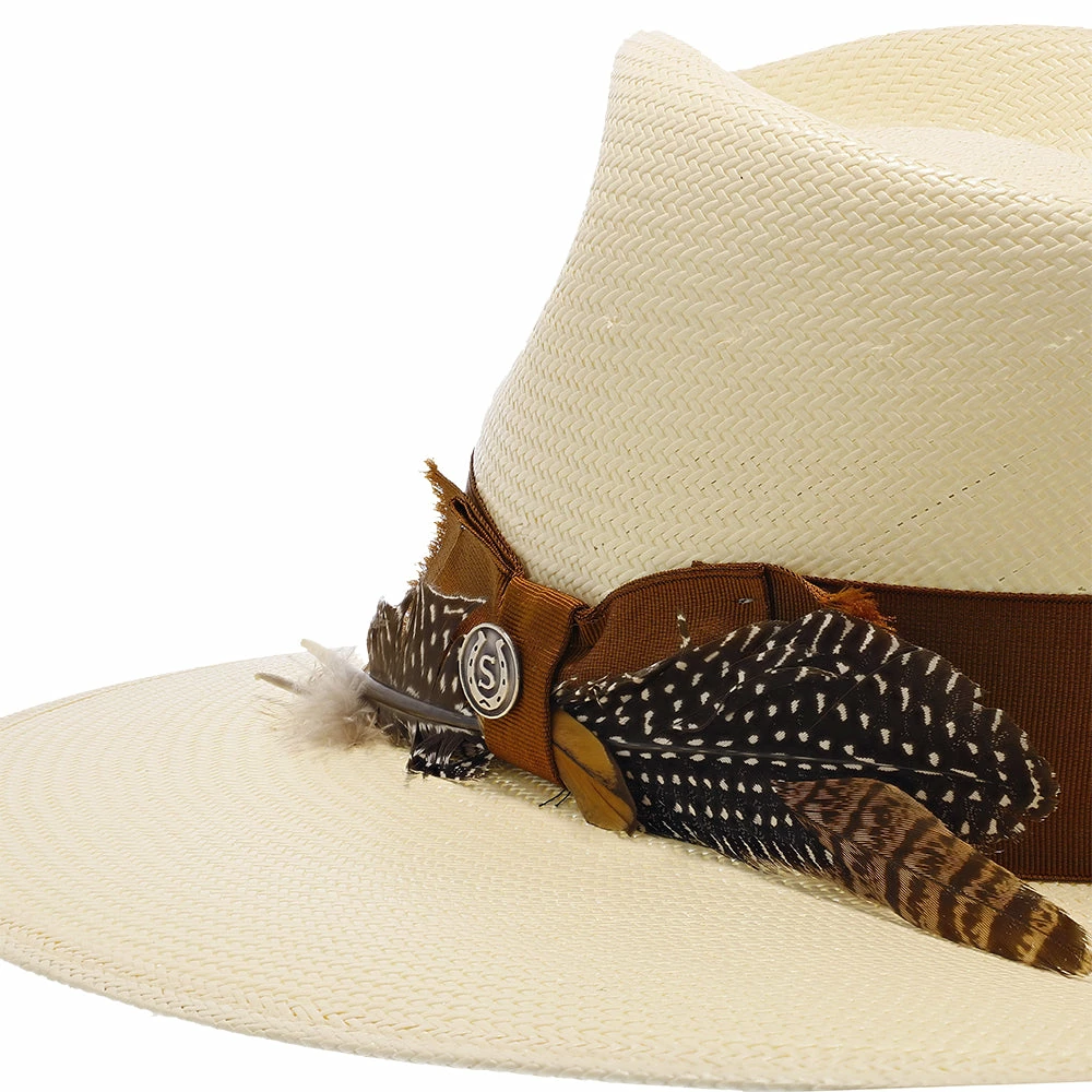 Atacama - Stetson Shantung Straw Fedora Hat 18 Atacama - Stetson Shantung Straw Fedora Hat - Image 16