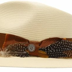 Atacama - Stetson Shantung Straw Fedora Hat 39 Atacama - Stetson Shantung Straw Fedora Hat -fashionablehats Sales Shop h tsatcm nat 5a