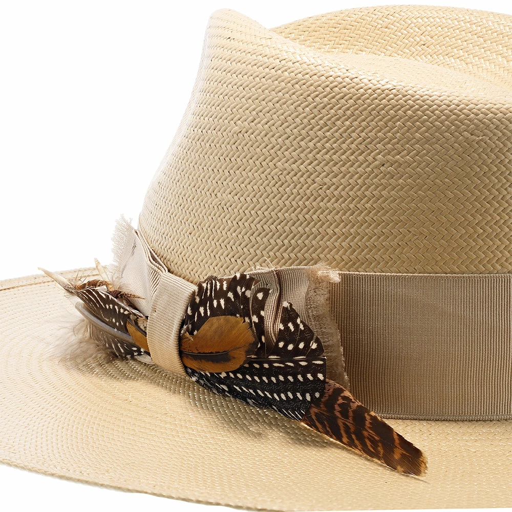 Atacama - Stetson Shantung Straw Fedora Hat 10 Atacama - Stetson Shantung Straw Fedora Hat - Image 8