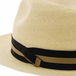 Bristol - Stetson Hemp Straw Fedora Hat -fashionablehats Sales Shop h tsbstl 4
