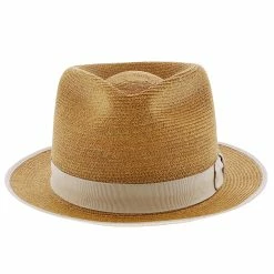 Inwood - Stetson Hemp Fedora Hat - TSINWDB -fashionablehats Sales Shop h tsinwdb bronze 1