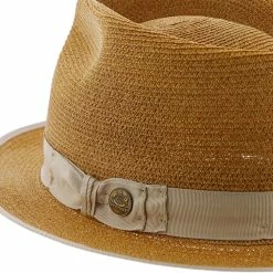 Inwood - Stetson Hemp Fedora Hat - TSINWDB -fashionablehats Sales Shop h tsinwdb bronze 4