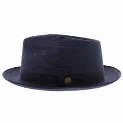 Inwood - Stetson Hemp Fedora Hat - TSINWDB -fashionablehats Sales Shop h tsinwdb navy 2