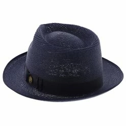 Inwood - Stetson Hemp Fedora Hat - TSINWDB -fashionablehats Sales Shop h tsinwdb navy 3