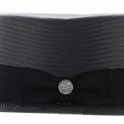 Keeneland - Stetson Shantung Straw Boater Hat -fashionablehats Sales Shop h tskeld blk 4a