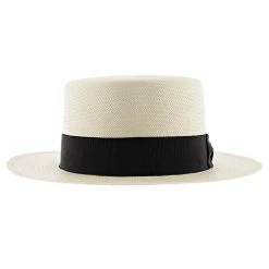 Keeneland - Stetson Shantung Straw Boater Hat -fashionablehats Sales Shop h tskeldkbt nat 1a
