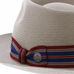 Rockport - Stetson Shantung Straw Fedora Hat 28 Rockport - Stetson Shantung Straw Fedora Hat -fashionablehats Sales Shop h tsrckf 4