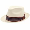 Rockport - Stetson Shantung Straw Fedora Hat -fashionablehats Sales Shop h tsrckp nat 1a