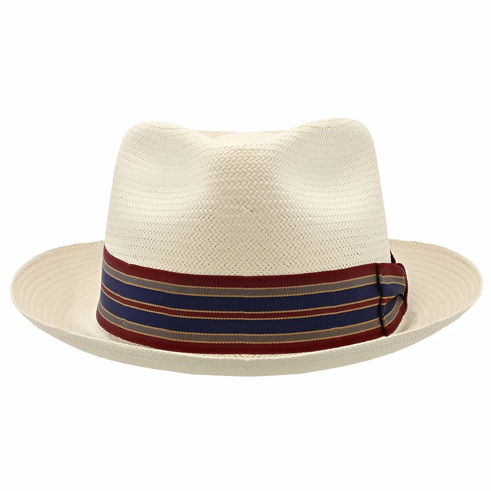 Rockport - Stetson Shantung Straw Fedora Hat 5 Rockport - Stetson Shantung Straw Fedora Hat - Image 3