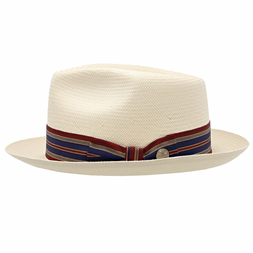 Rockport - Stetson Shantung Straw Fedora Hat 7 Rockport - Stetson Shantung Straw Fedora Hat - Image 5