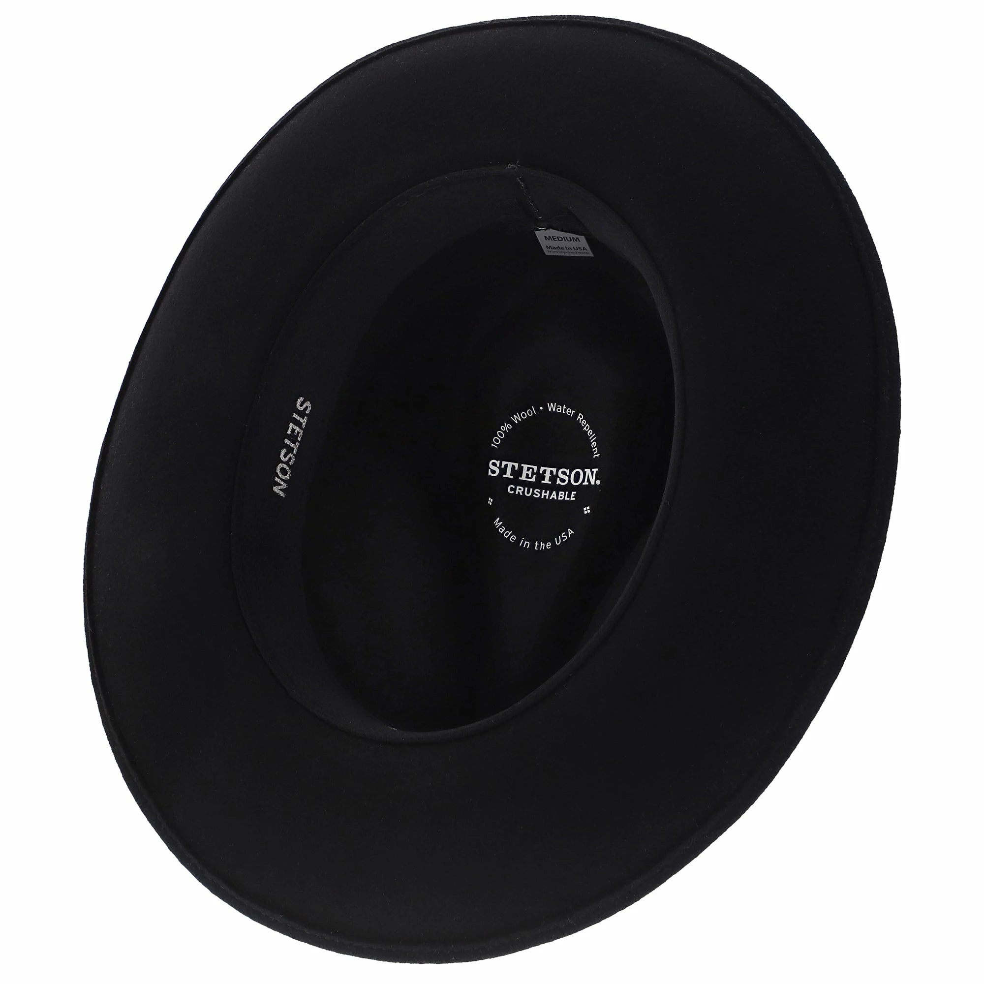 Gurnee - Stetson Crushable Wool Felt Fedora Hat 12 Gurnee - Stetson Crushable Wool Felt Fedora Hat - Image 10