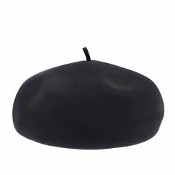 Simone - Stetson Wool Beret Hat -fashionablehats Sales Shop h twsme blk 1a