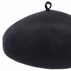 Simone - Stetson Wool Beret Hat -fashionablehats Sales Shop h twsme blk 2a