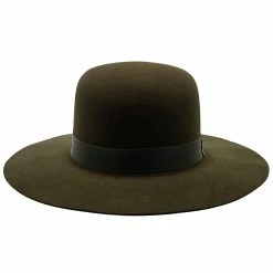 Pikes Peak - Stetson Wool Felt Open Crown Fedora Hat -fashionablehats Sales Shop h xfpipk sage 1a