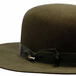 Pikes Peak - Stetson Wool Felt Open Crown Fedora Hat -fashionablehats Sales Shop h xfpipk sage 3a