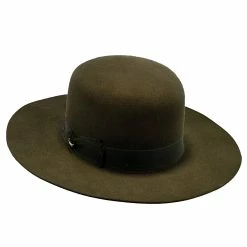 Pikes Peak - Stetson Wool Felt Open Crown Fedora Hat -fashionablehats Sales Shop h xfpipk sage 5a